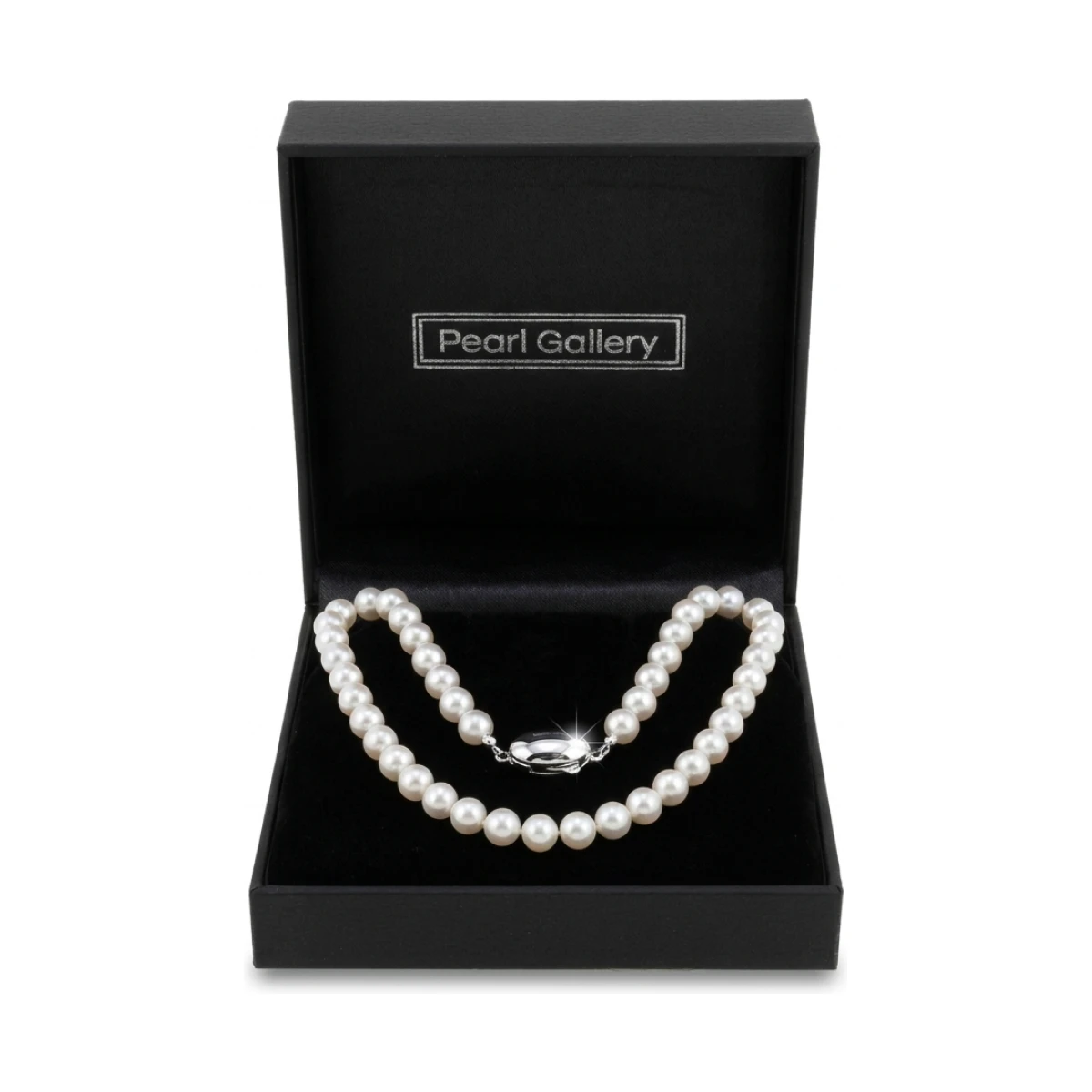 White Akoya  Pearl Necklace | AAA Grade | 9.0-9.5 mm