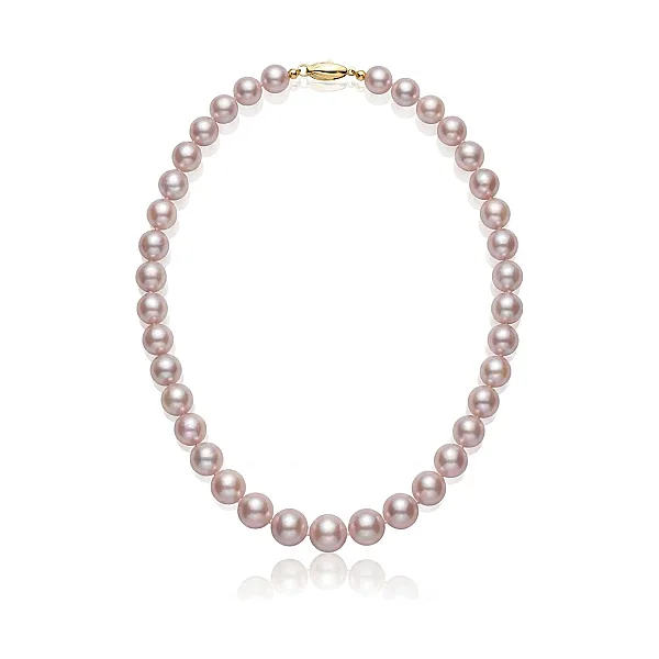Freshwater Pearl Natural Pink Graduated Necklace
