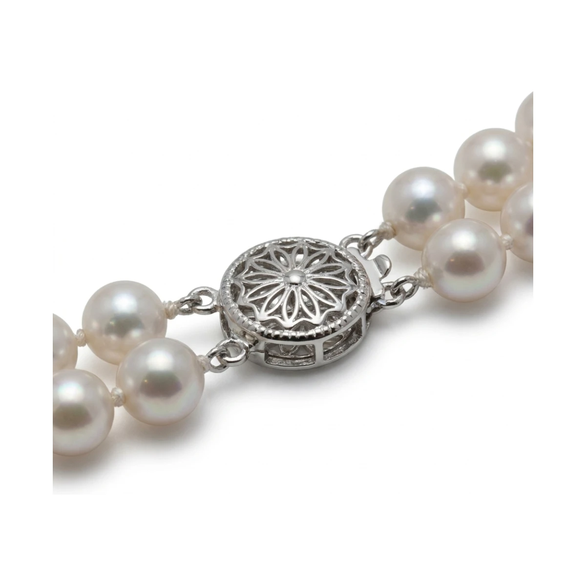 Double Row Akoya Pearl Necklace