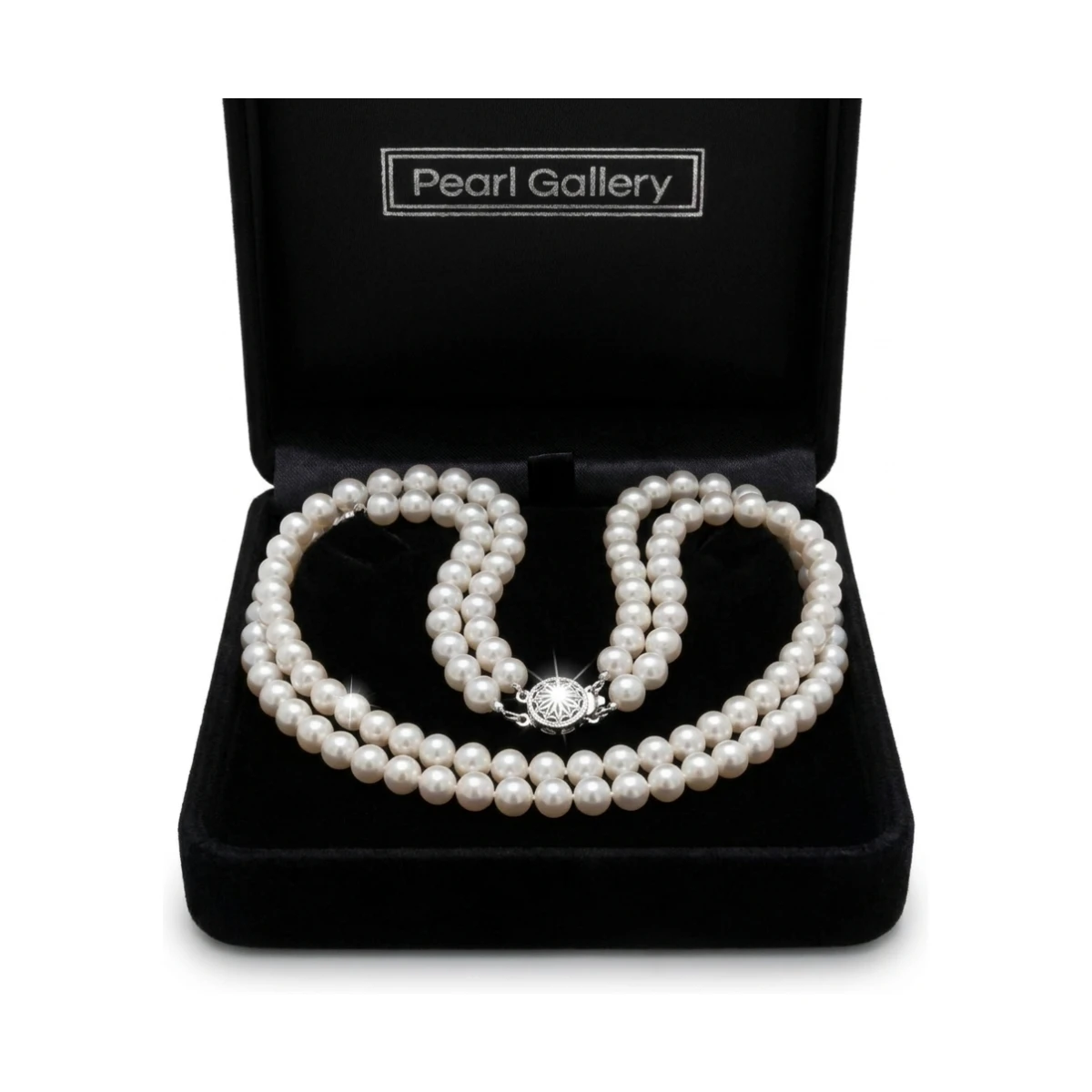 Double Row Akoya Pearl Necklace