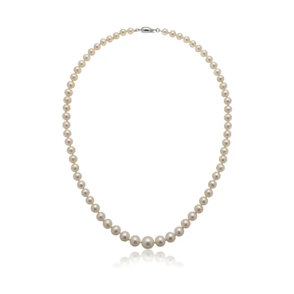 Freshwater Pearl Graduated Necklace 4/9mm