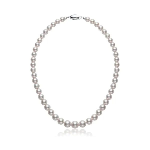 Akoya Pearl Graduated Necklace 4.5/8mm