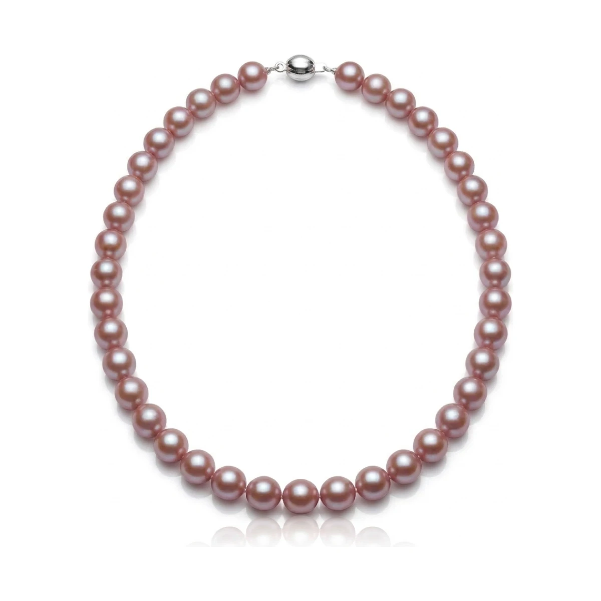 Pink Freshwater Pearl Necklace | AA Grade | 6 mm