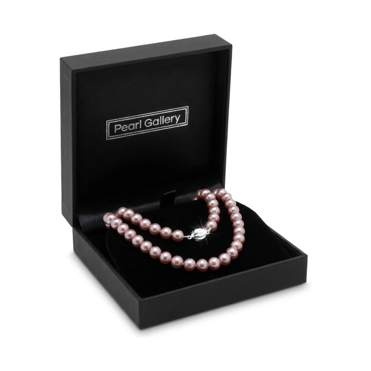 Pink Freshwater Pearl Necklace | AA Grade | 8 mm