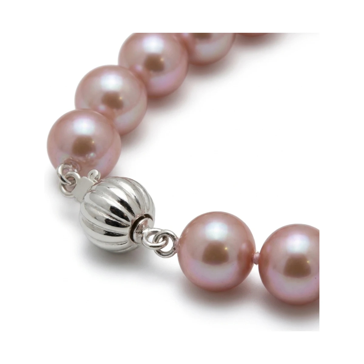 Pink Freshwater Pearl Necklace | AA Grade | 9 mm