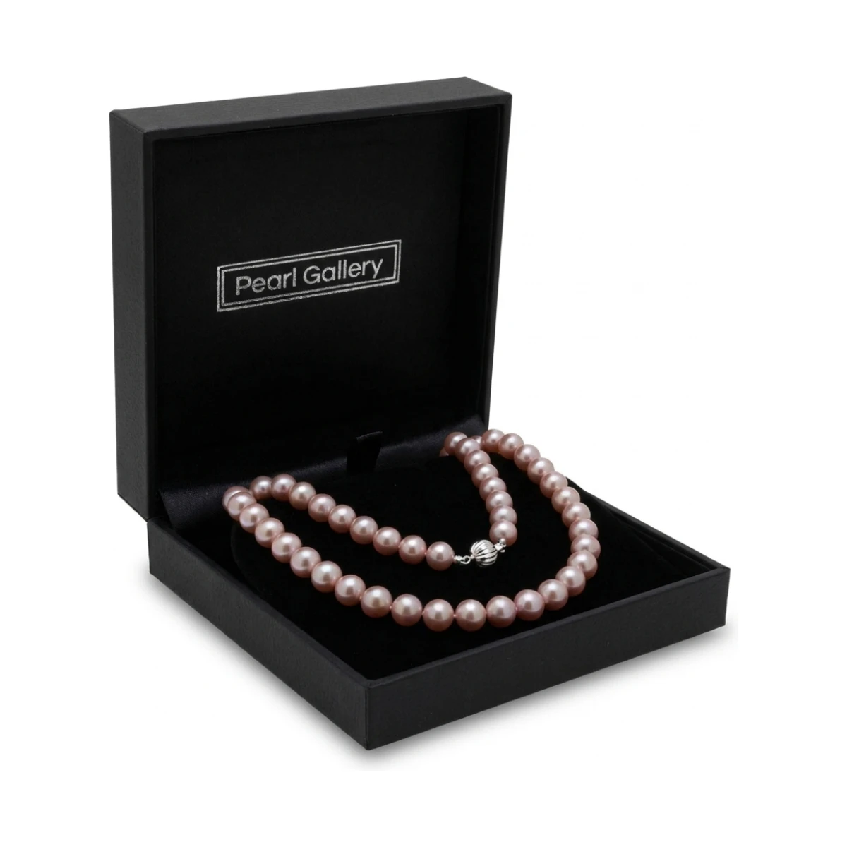 Pink Freshwater Pearl Necklace | AA Grade | 9 mm