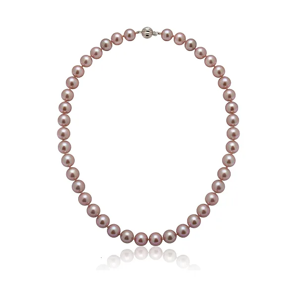 Pink Pearl Necklace | Freshwater AA Grade | 10 mm