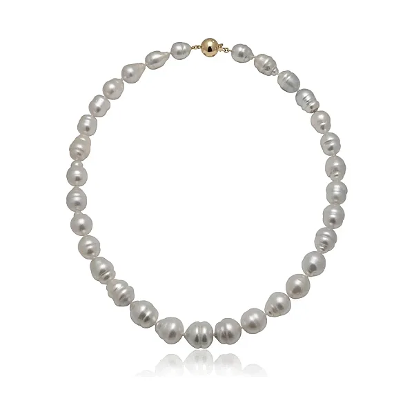 South Sea Baroque Pearl Necklace 9.8 to 13 mm