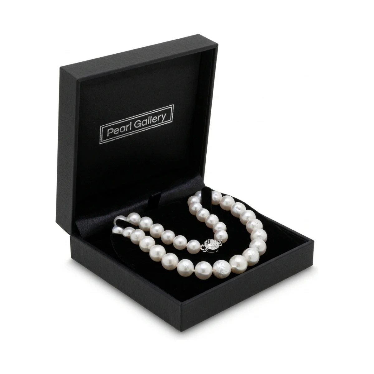 White Baroque South Sea Pearl Necklace 12.2 To 14mm