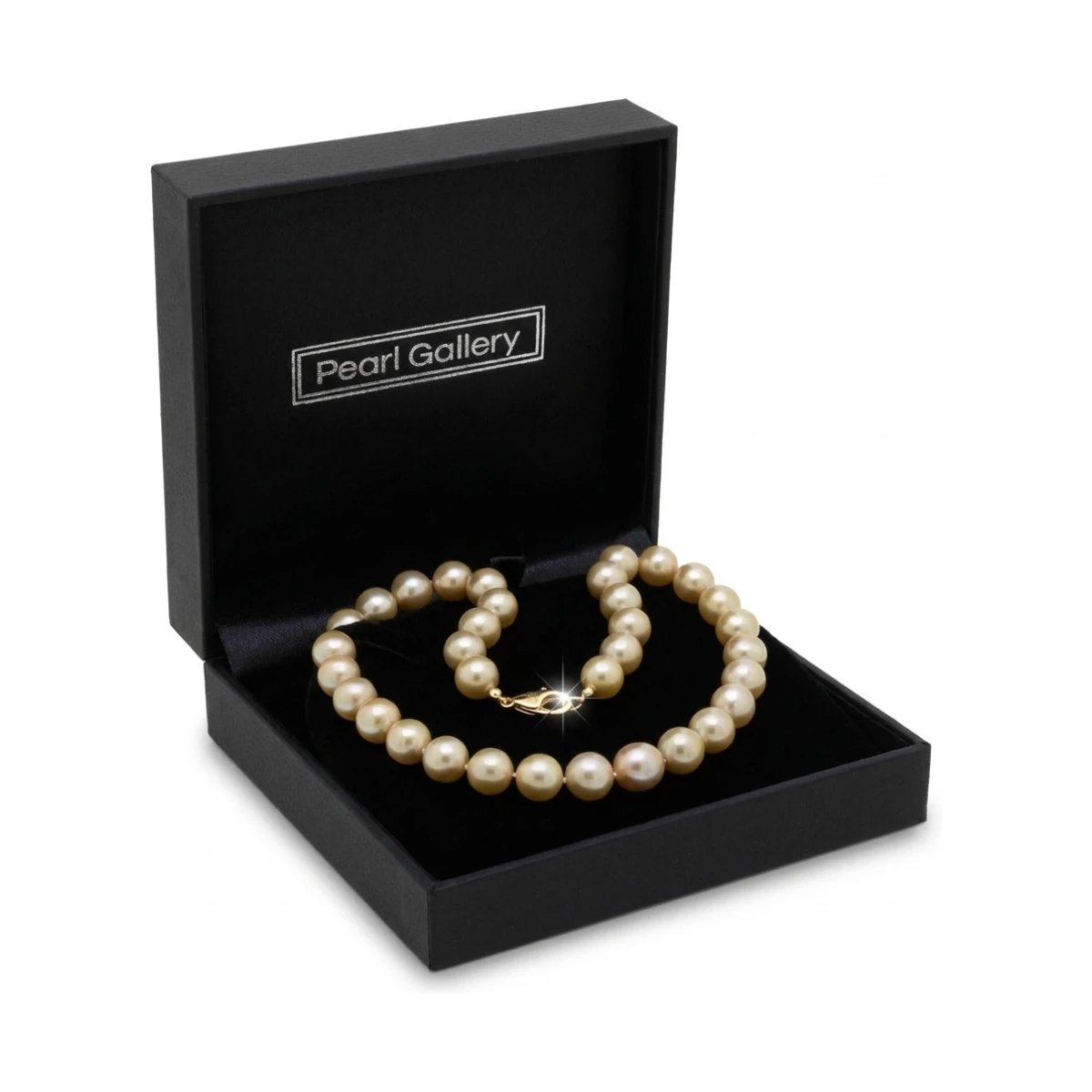 Light Gold Baroque South Sea Pearl Necklace 9.5 To12.1mm