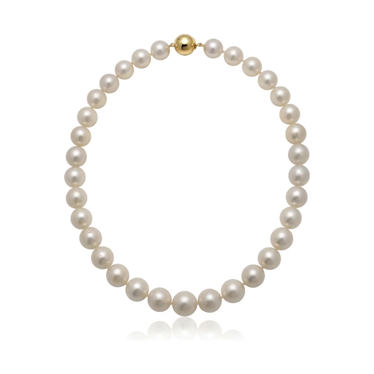 South Pearl Necklace 12.2 To 14.3mm