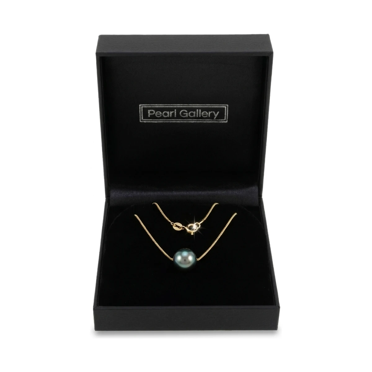 Tahitian Pearl Slider Necklace  |  9ct Yellow Gold
