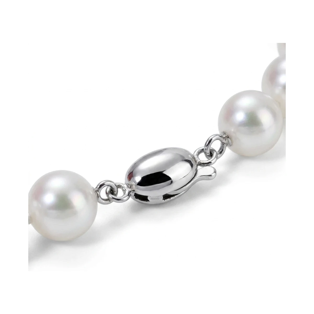 Akoya Pearl Bracelet On 9ct White Gold Clasp