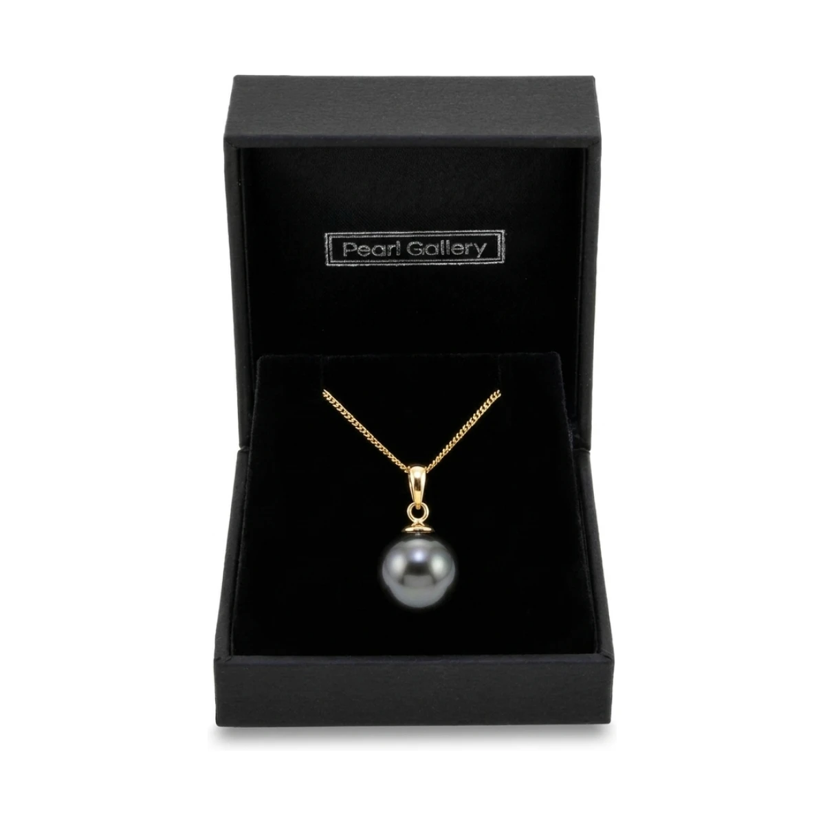 Tahitian Pearl Simple Pendant  |  9ct Yellow Gold