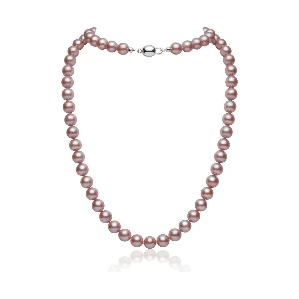 Pink Freshwater Pearl Necklace | AAA Grade | 5 mm