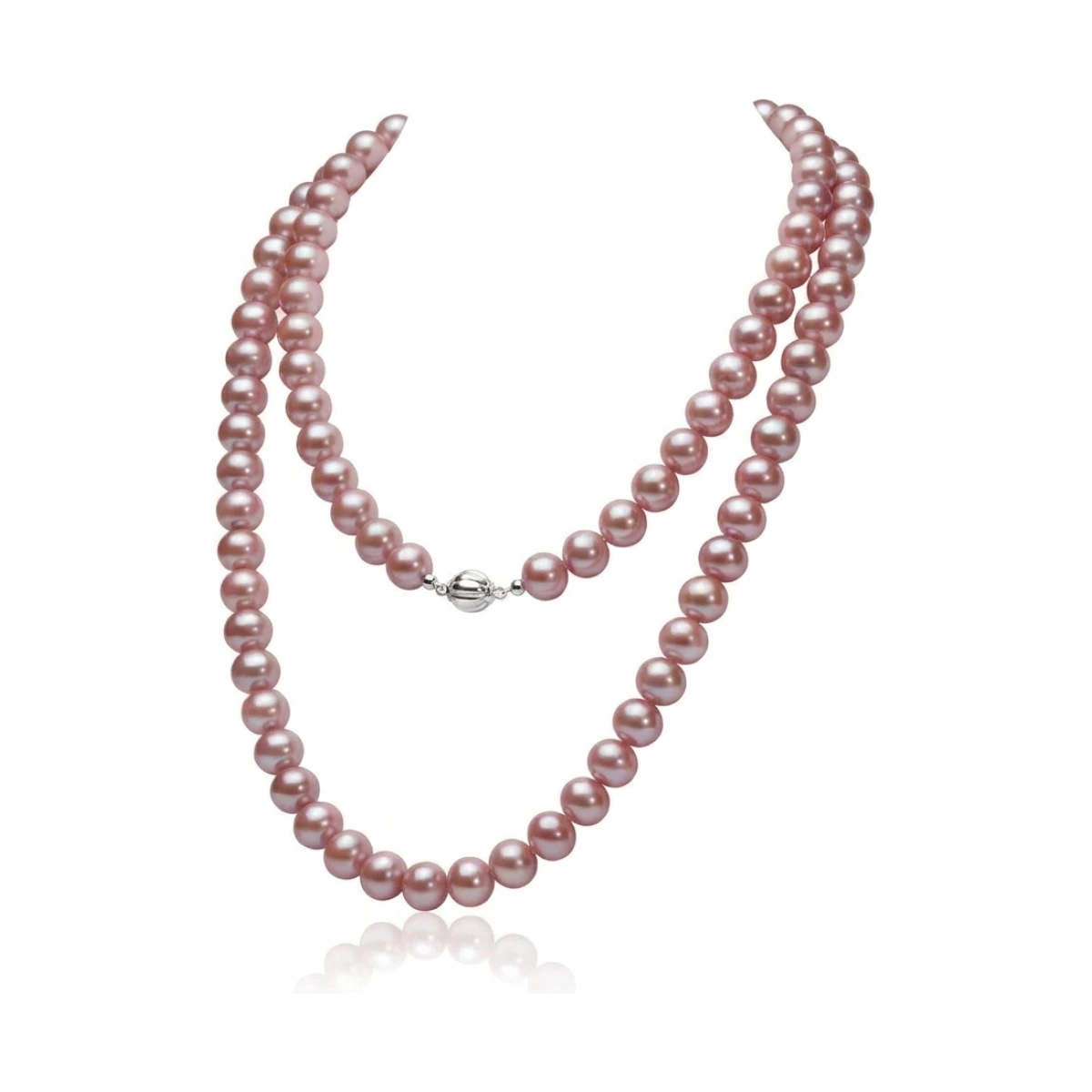 Pink Freshwater Pearl Necklace | AAA Grade | 5 mm