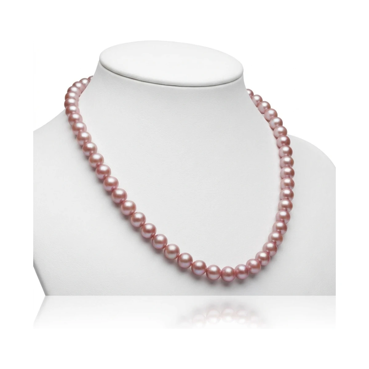 Pink Freshwater Pearl Necklace | AAA Grade | 6 mm