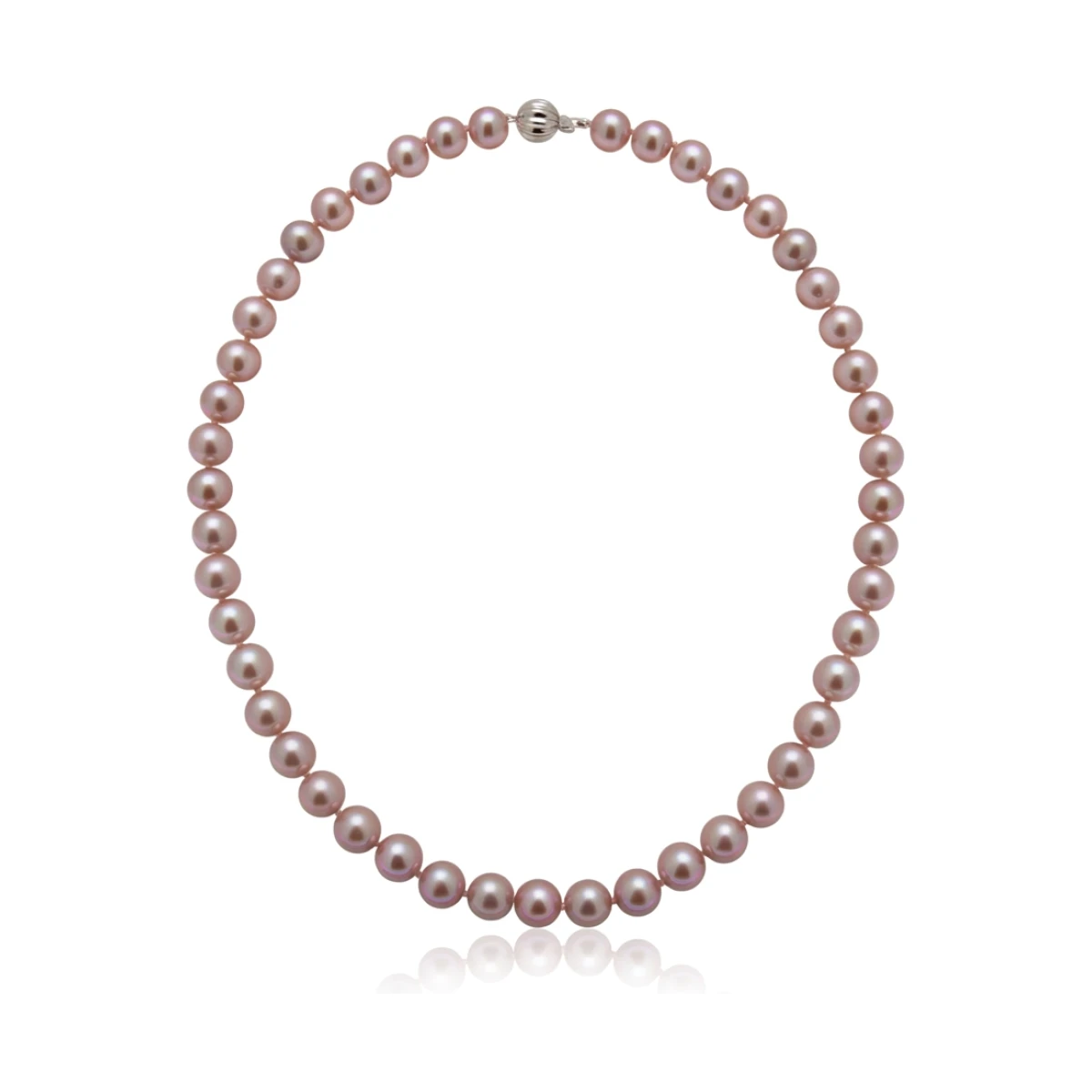 Pink Freshwater Pearl Necklace | AAA Grade | 9 mm