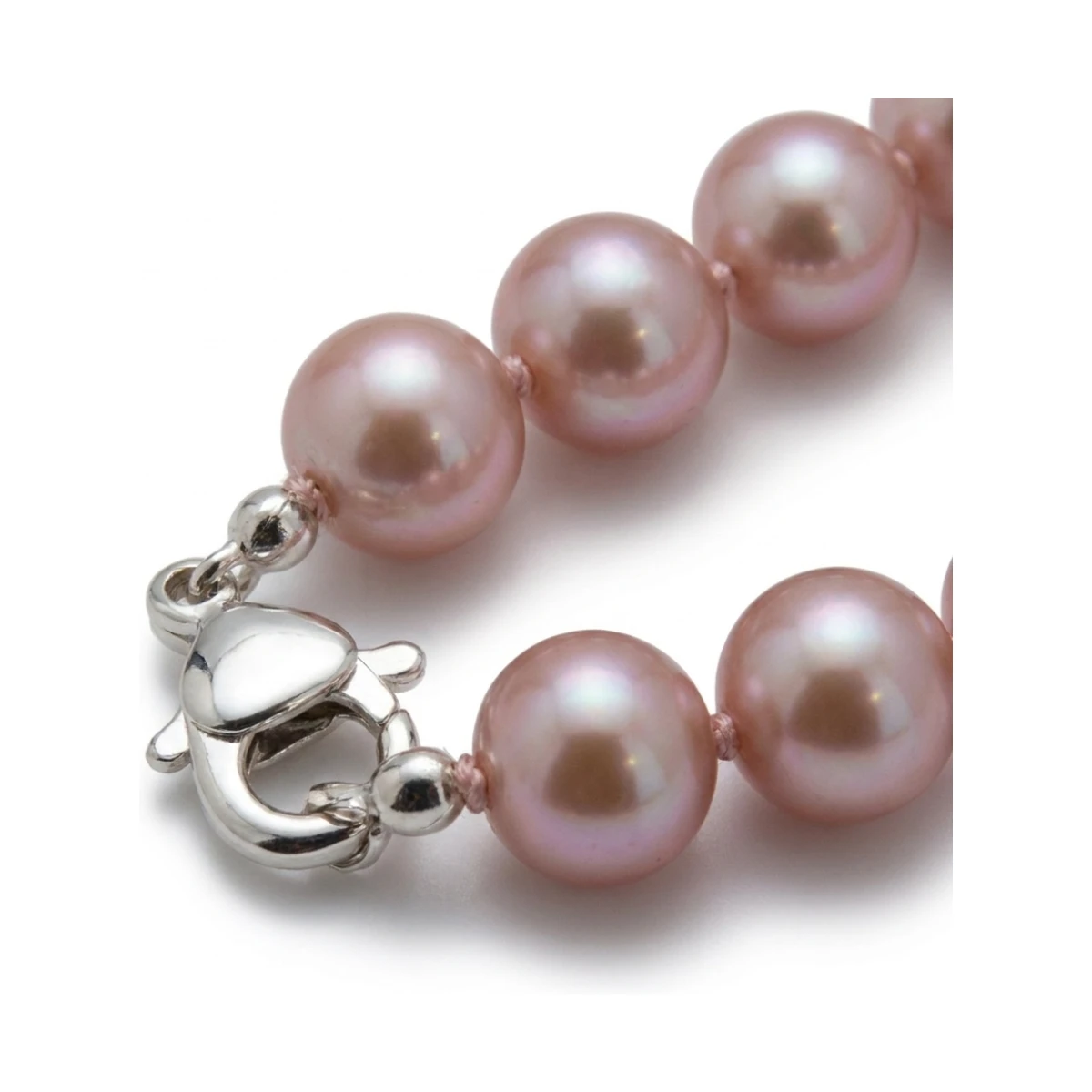 Pink Freshwater Pearl Necklace | AAA Grade | 9 mm