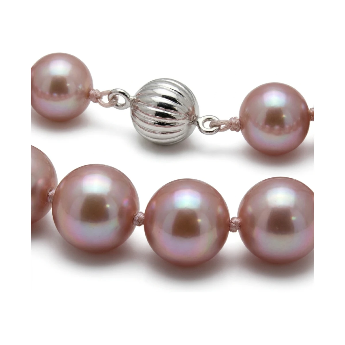 Pink Freshwater Pearl Necklace | AAA Grade | 10 mm