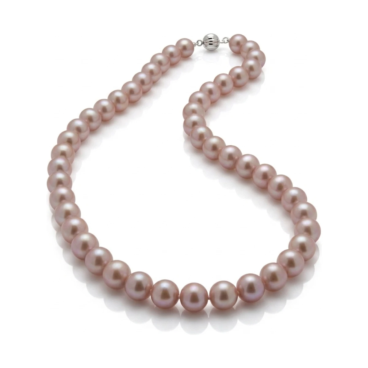 Pink Freshwater Pearl Necklace | AAA Grade | 10 mm
