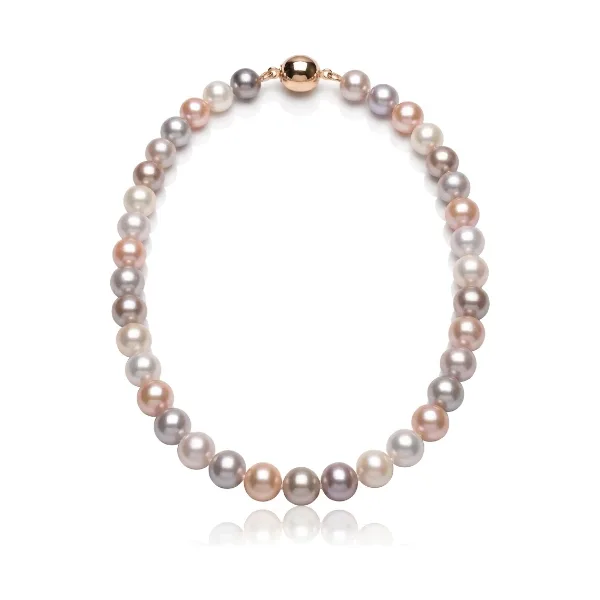 Freshwater Multicoloured Pearl Necklace | AA Grade | 5mm
