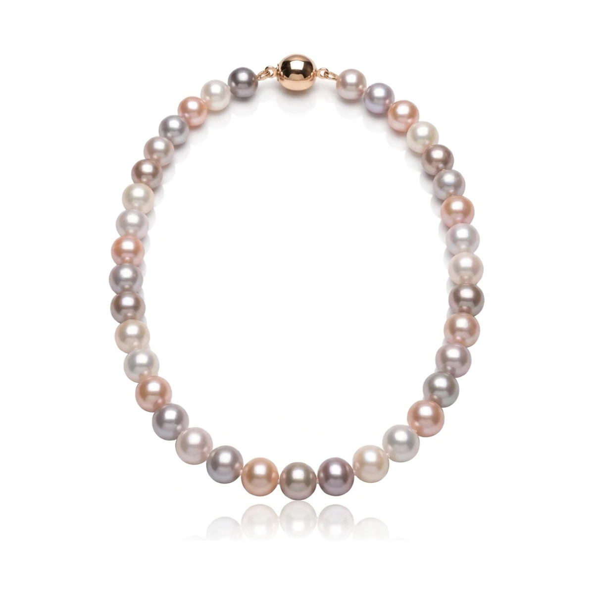 Freshwater Multicoloured Pearl Necklace | AA Grade | 5mm