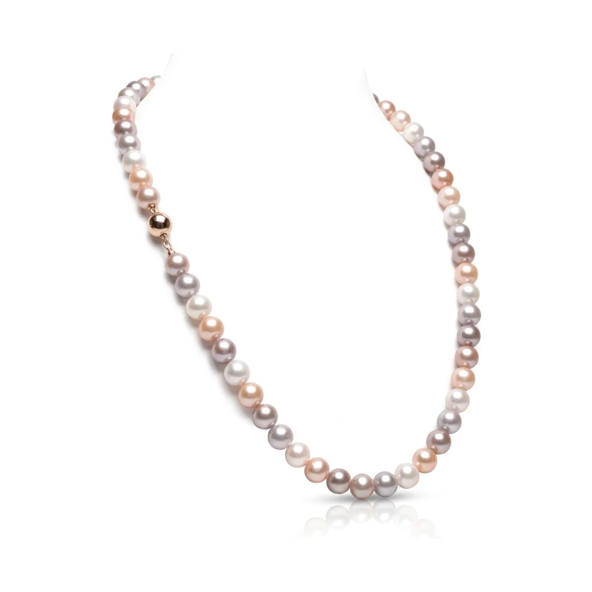 Freshwater Multicoloured Pearl Necklace | AA Grade | 5mm