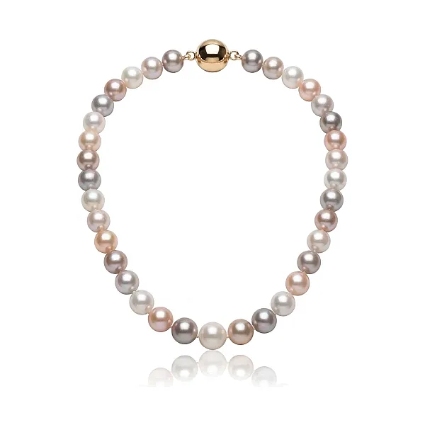 Freshwater Multicoloured Pearl Necklace | AA Grade | 6mm