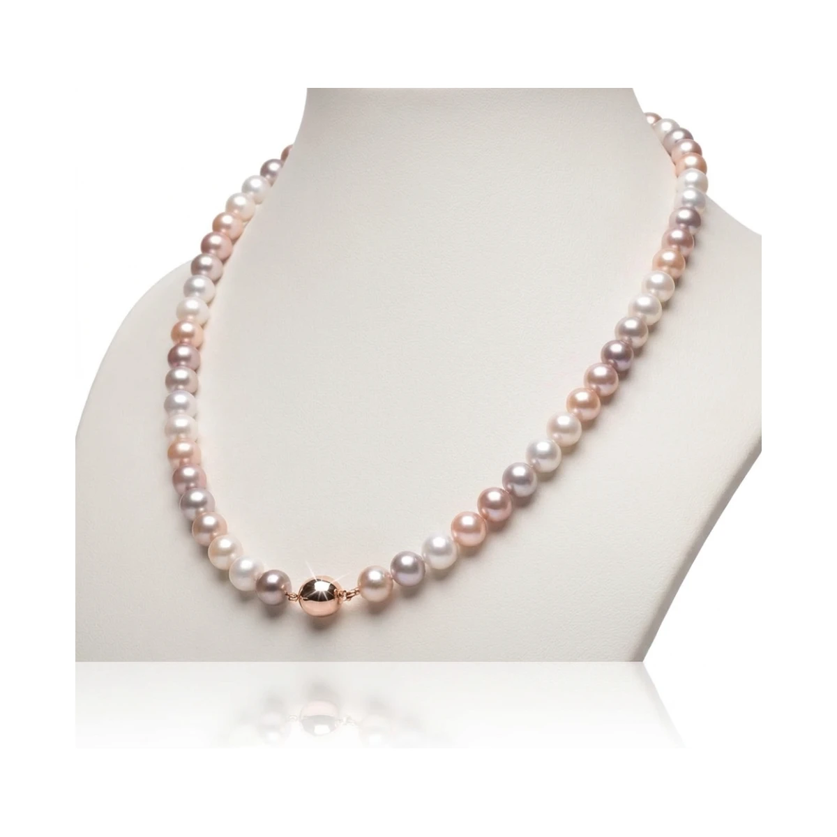 Freshwater Multicoloured Pearl Necklace | AA Grade | 6mm
