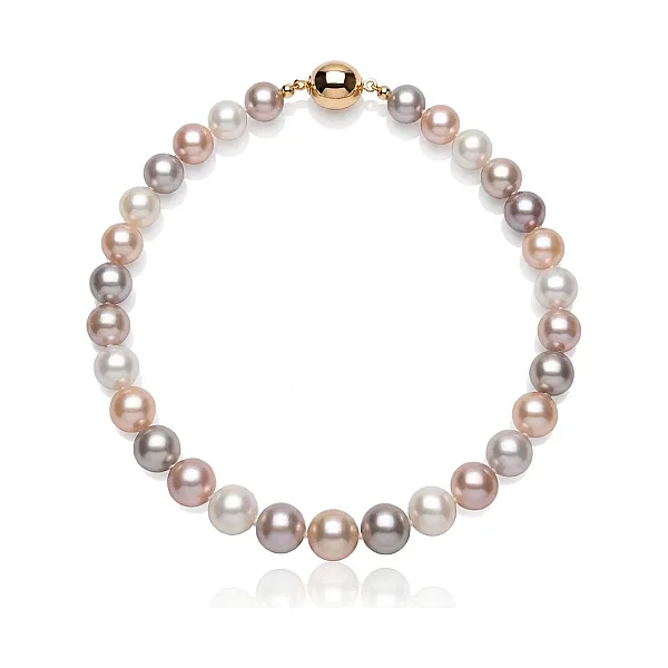 Freshwater Multicoloured Pearl Necklace | AA Grade | 7mm