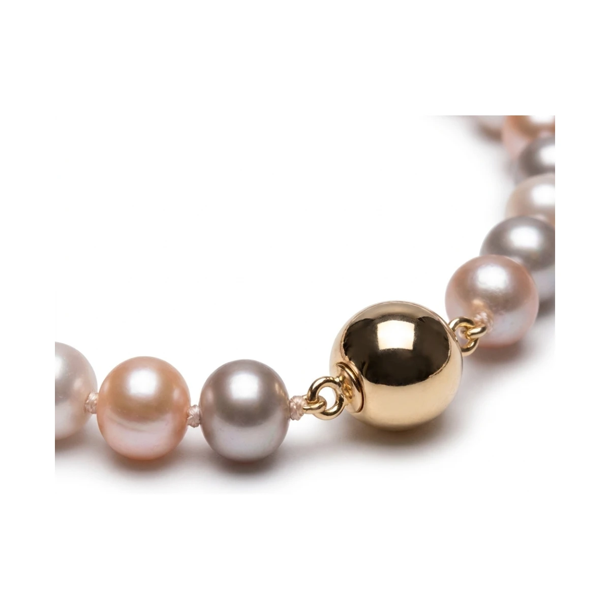 Freshwater Multicoloured Pearl Necklace | AA Grade | 9mm