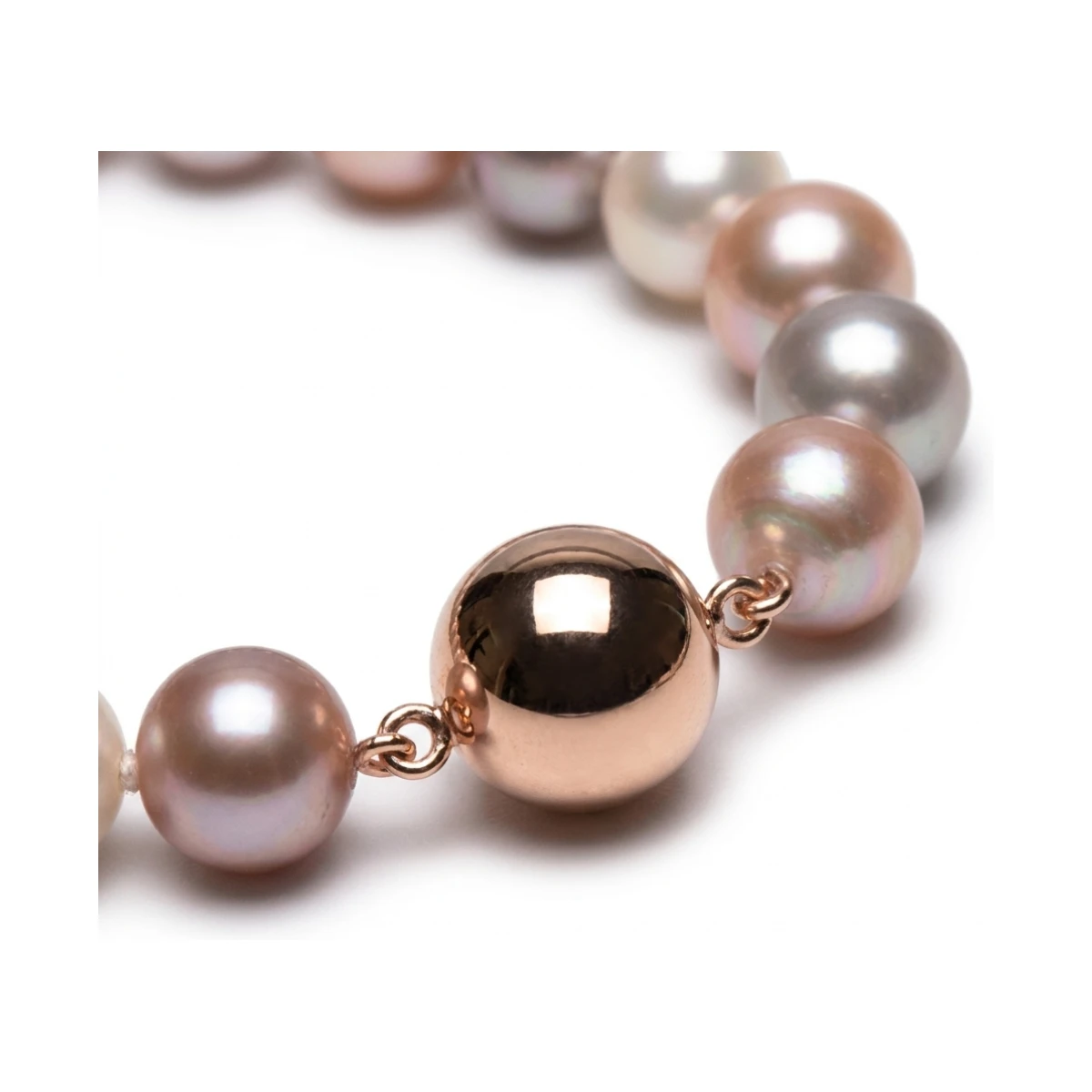 Freshwater Multicoloured Pearl Necklace | AA Grade | 10mm