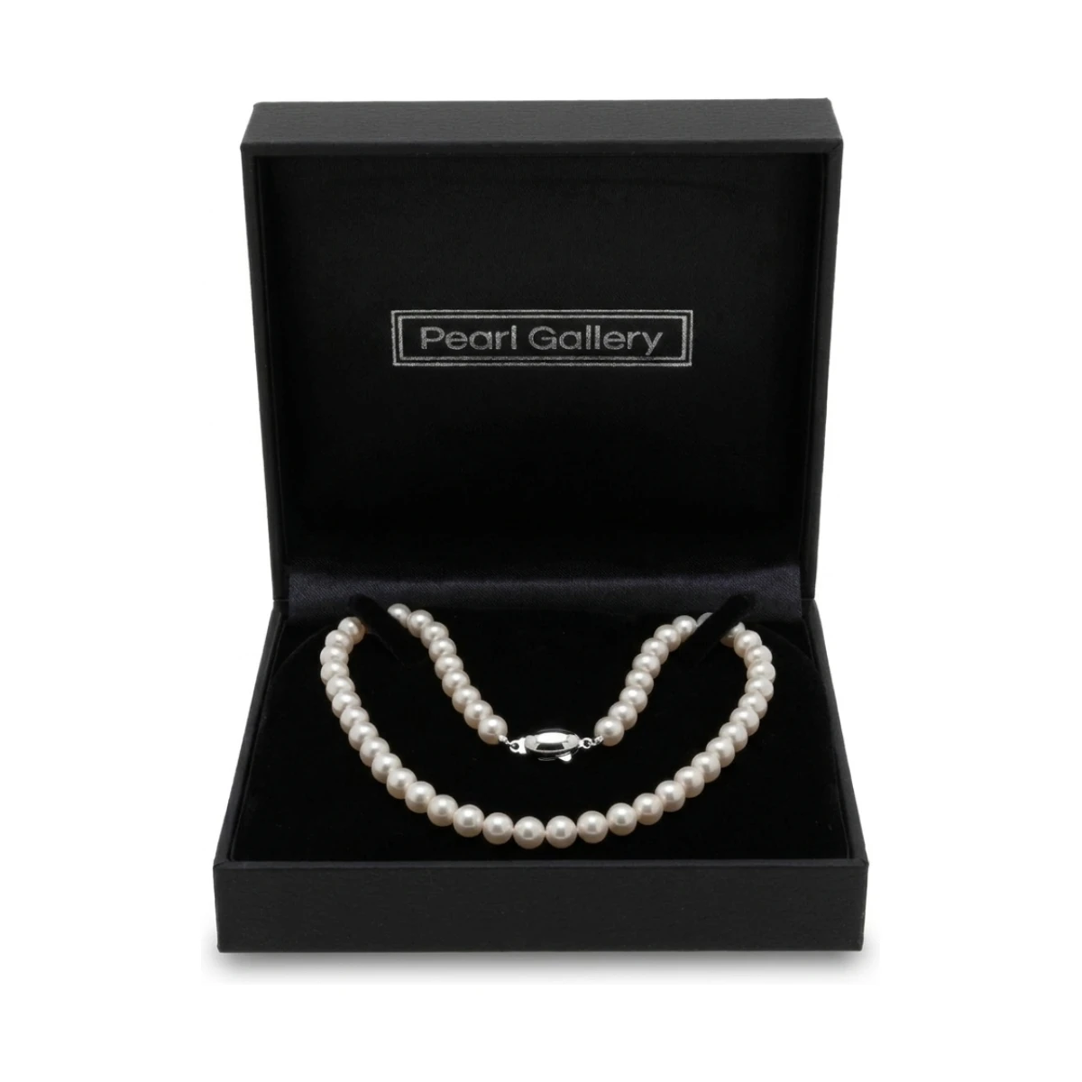White Akoya Pearl Necklace | AA+ Grade | 5.0-5.5mm