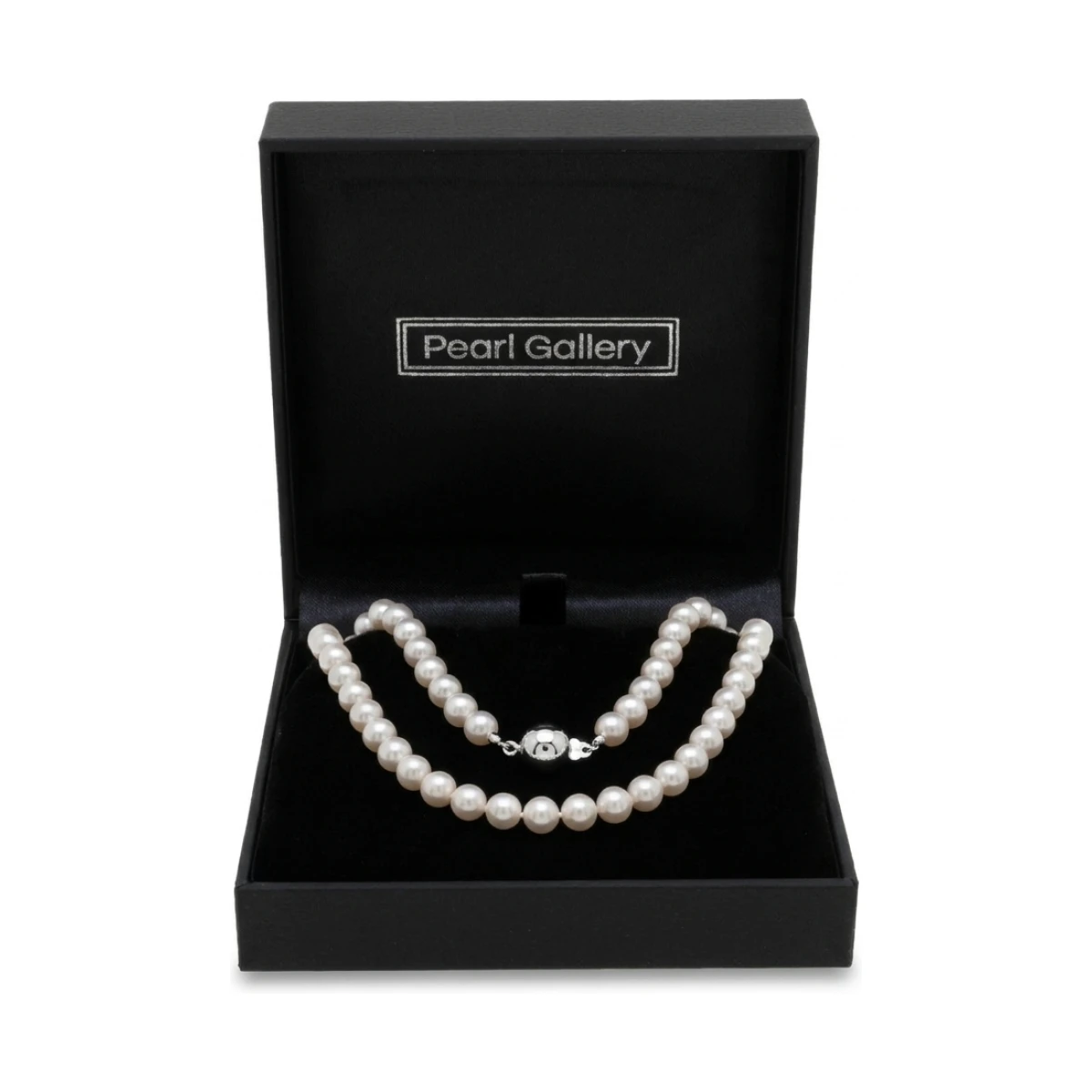White Akoya Pearl Necklace | AA+ Grade | 5.5-6.0mm