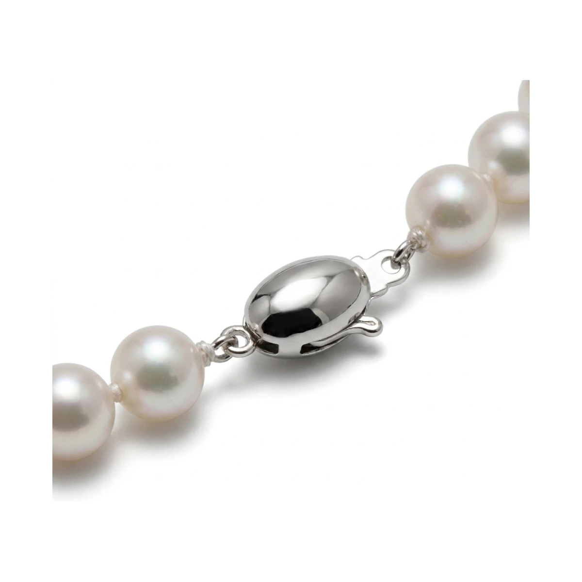 White Akoya Pearl Necklace | AAA Grade | 5.0-5.5mm