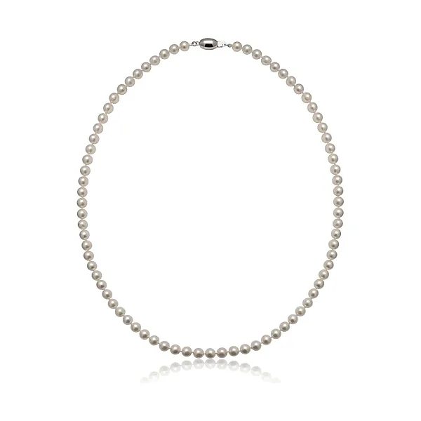 White Akoya Pearl Necklace | AAA Grade | 5.5-6.0mm