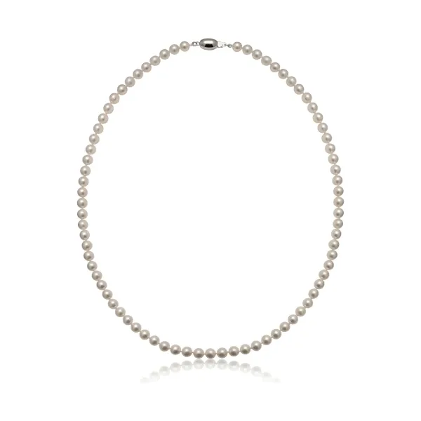 White Akoya Pearl Necklace | AAA Grade | 5.5-6.0mm