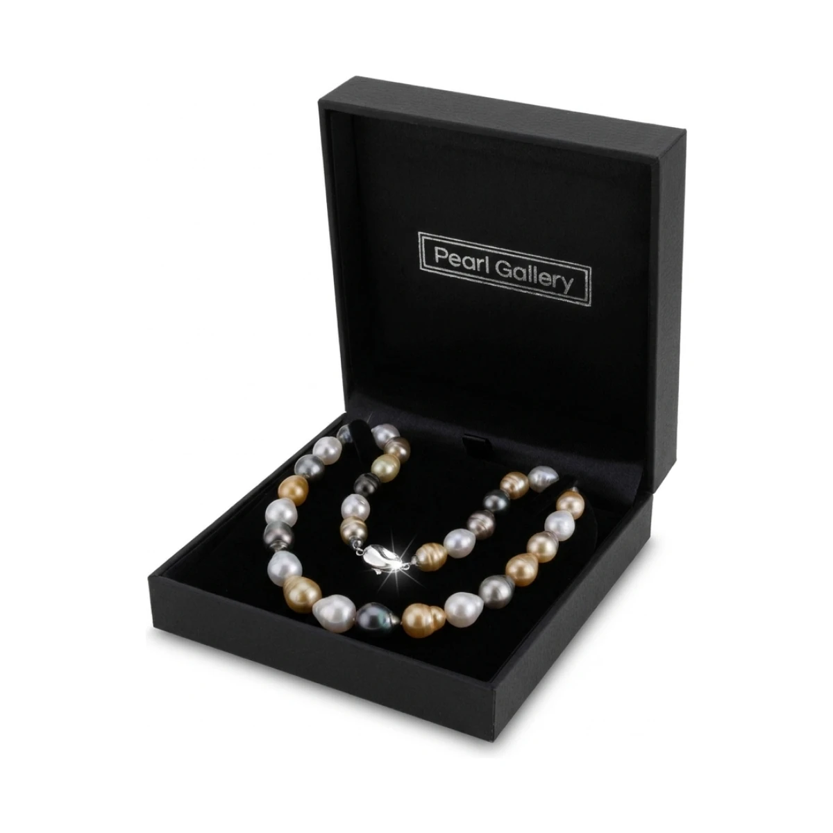 South Sea & Tahitian Pearl Multicolor Baroque Pearl Necklace | 12-15.5mm