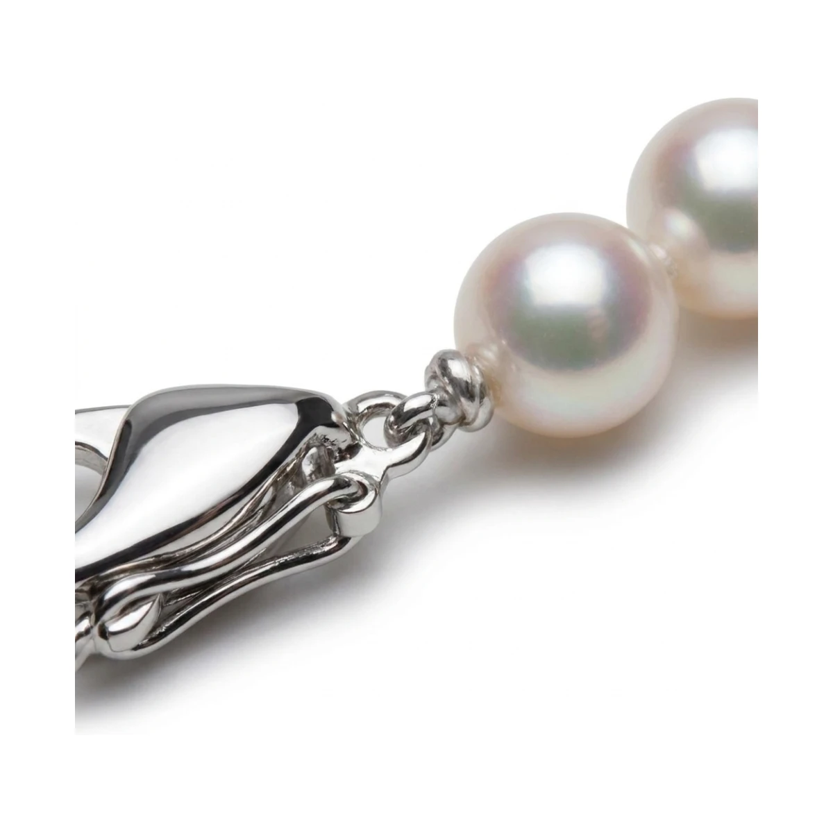 White Akoya Pearl Necklace | Hanadama Grade | 6.0-6.5 mm  