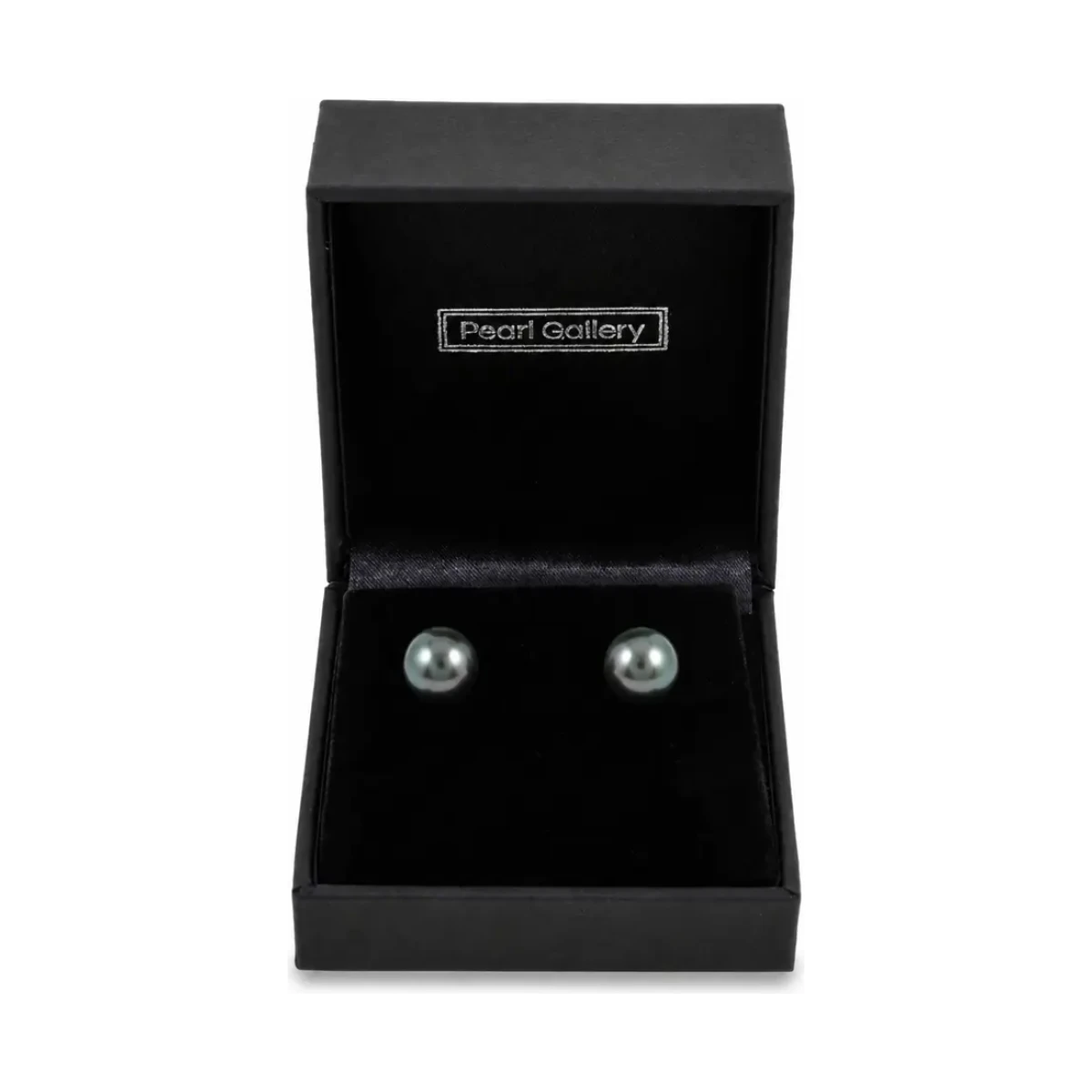 Black Akoya Stud Earrings  |  7.5-8.0 mm