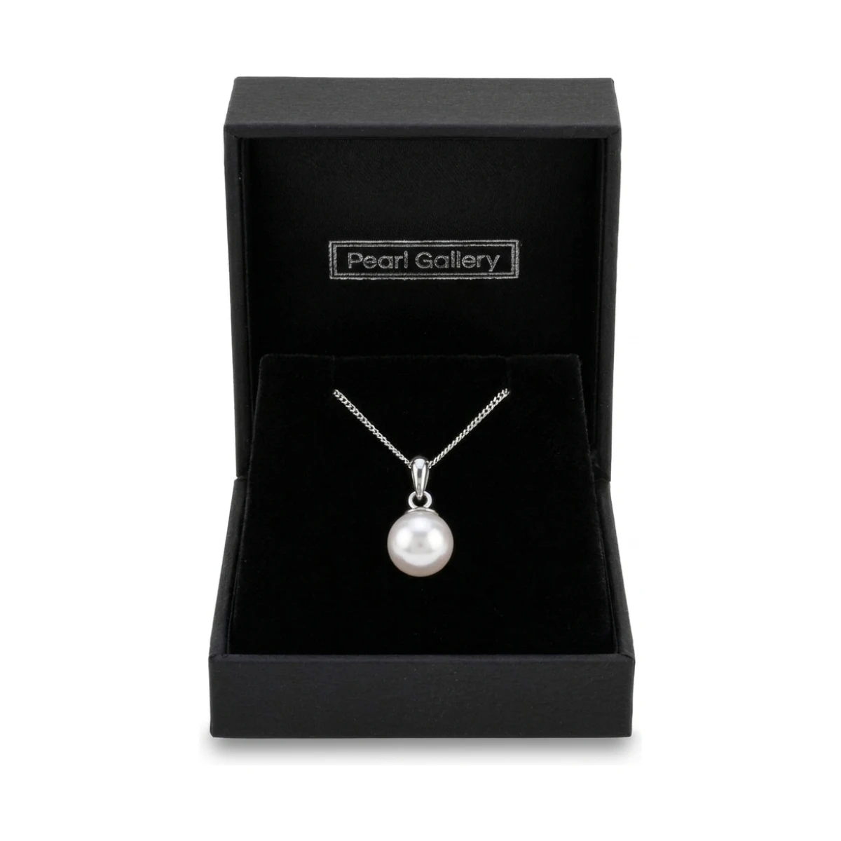 Simple Akoya Cultured Pearl Pendant 7.0-7.5 mm  |  9ct White Gold