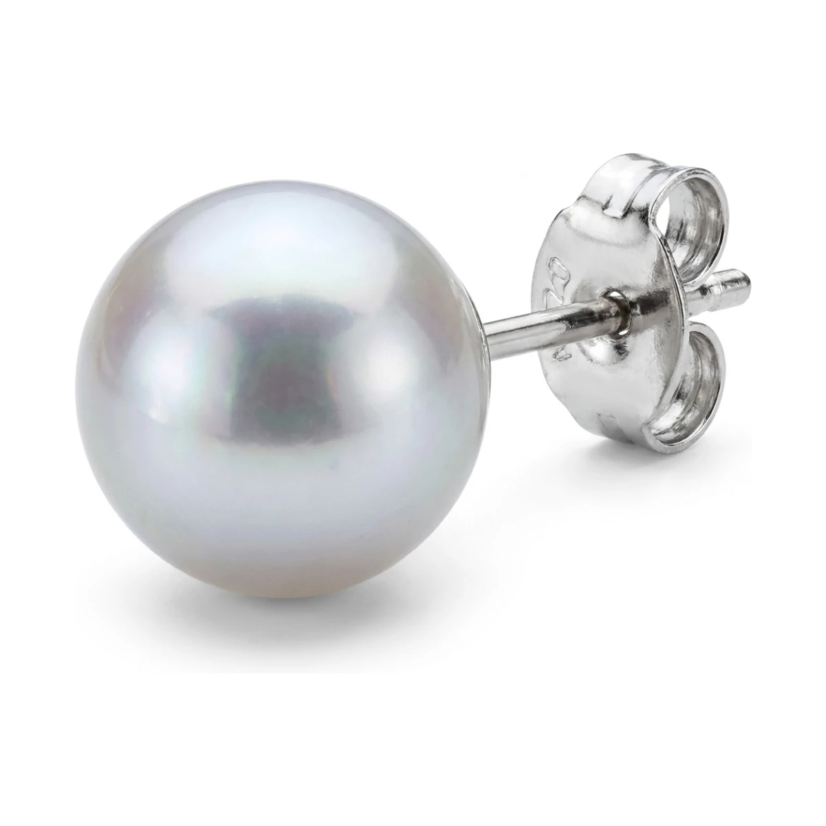 Grey Akoya Stud Earrings  |  4.0-4.5 mm