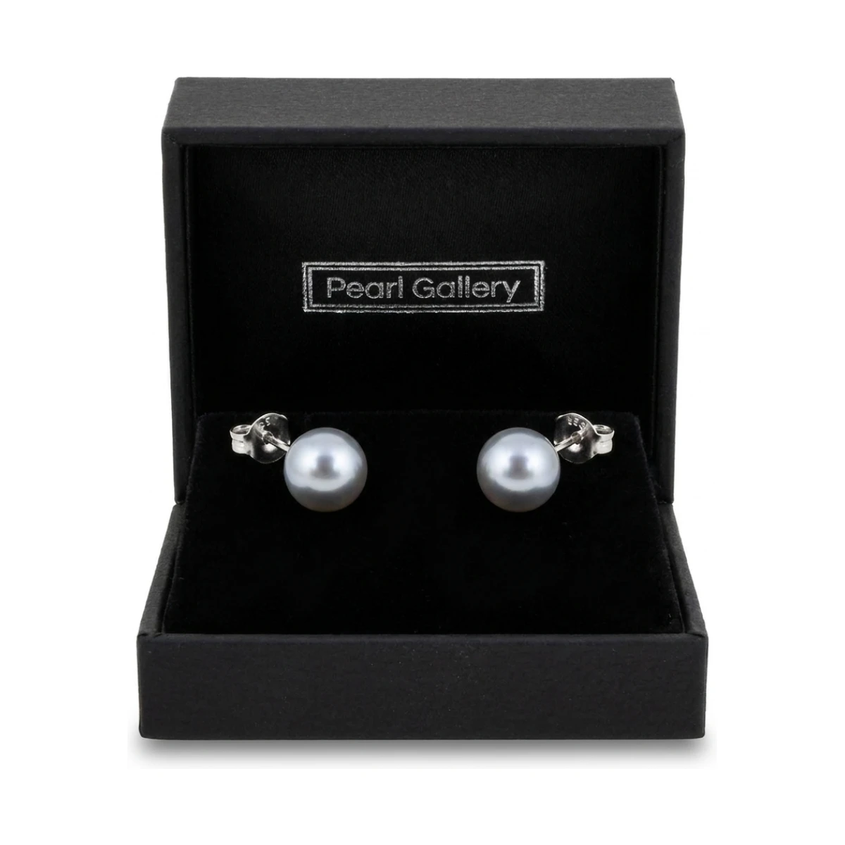 Grey Akoya Stud Earrings  |  5.0-5.5 mm