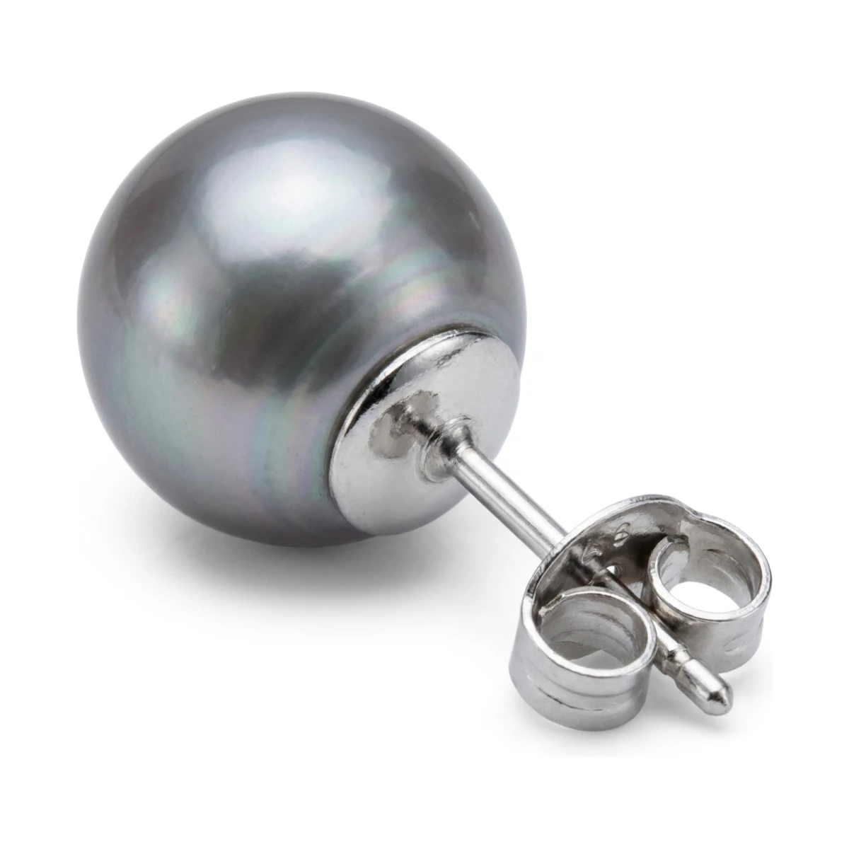 Grey Akoya Stud Earrings  |  5.5-6.0 mm