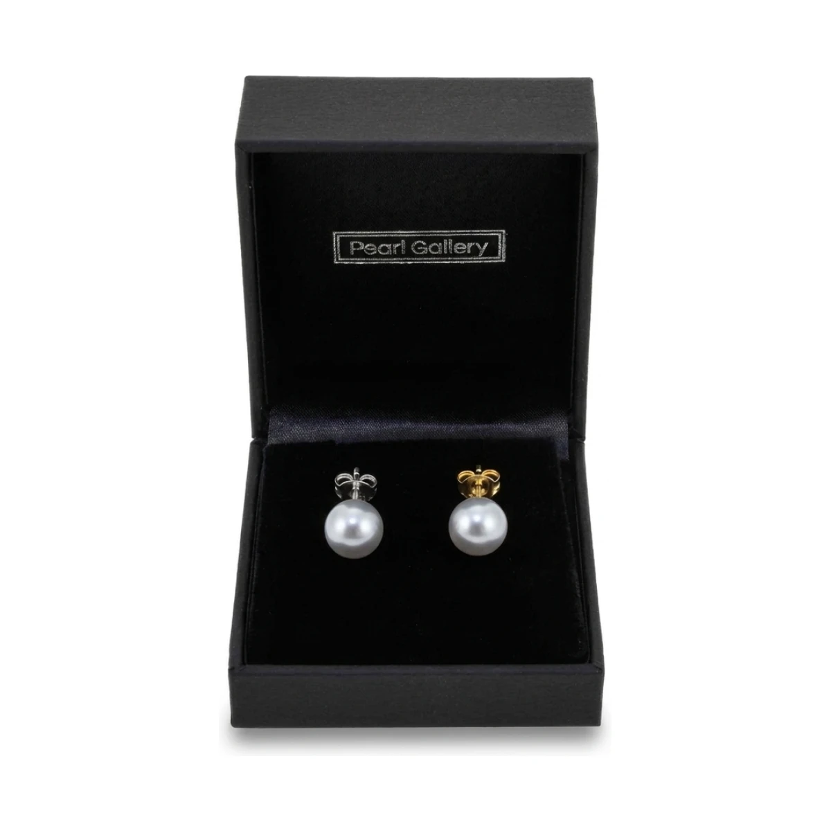 Grey Akoya Stud Earrings  |  6.0-6.5 mm