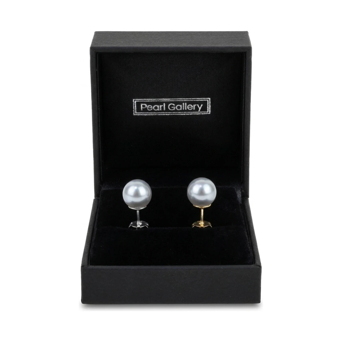 Grey Akoya Stud Earrings  |  6.5-7.0 mm