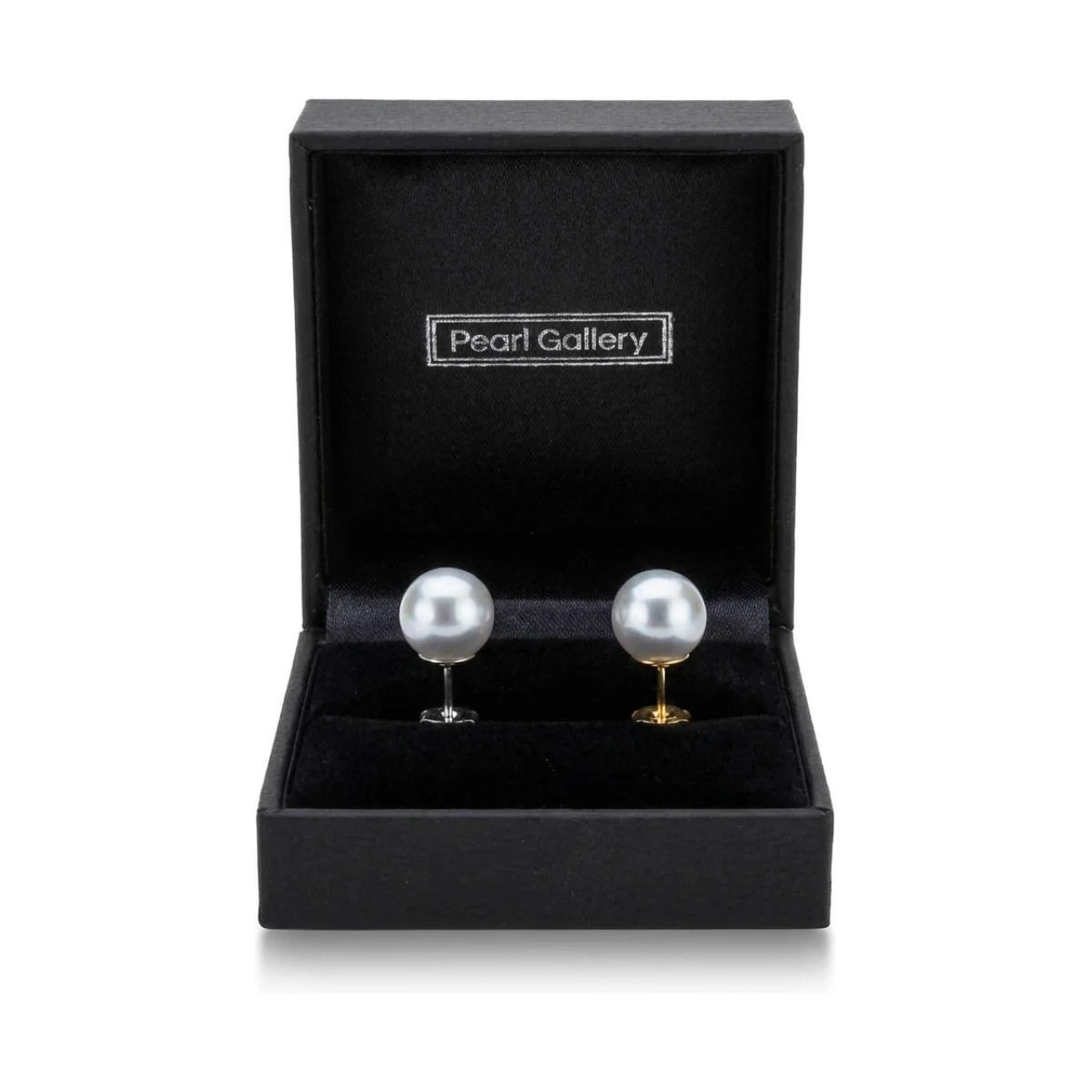 Grey Akoya Stud Earrings  |  8.5-9.0 mm