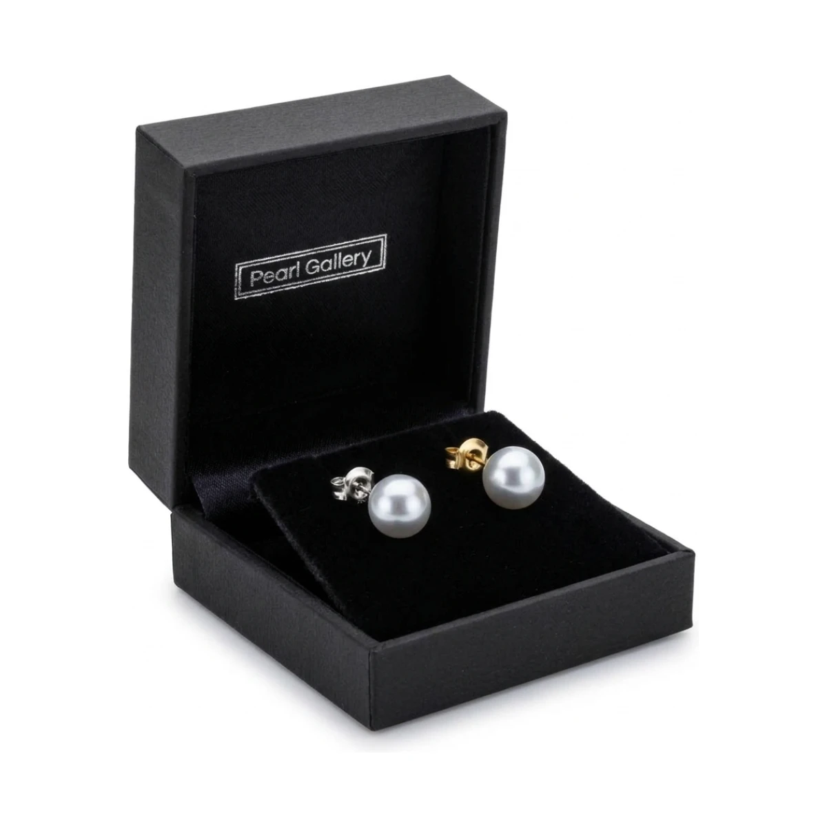Grey Akoya Stud Earrings  |  9.0-9.5 mm