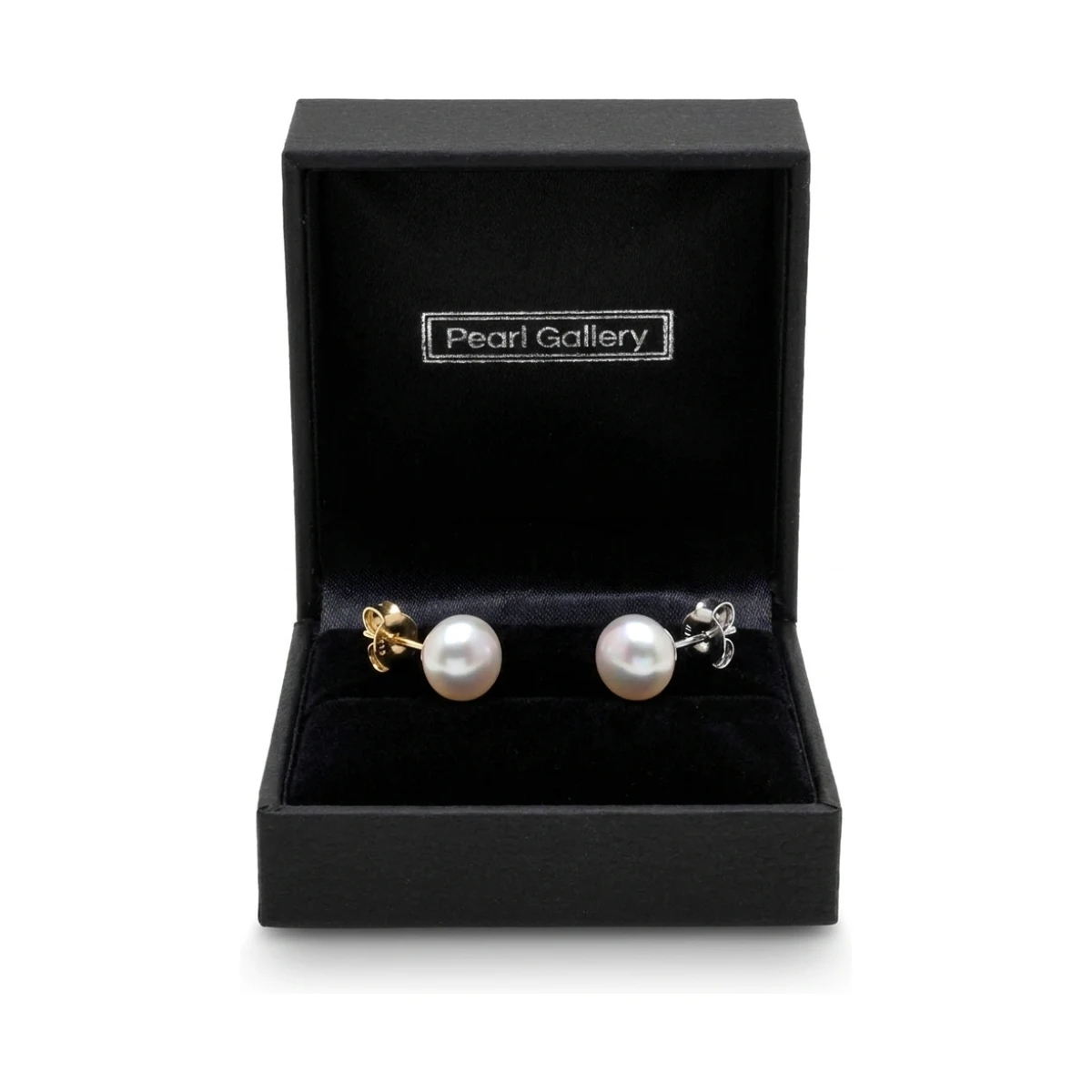White Freshwater Bouton Stud Earrings  |  6mm 